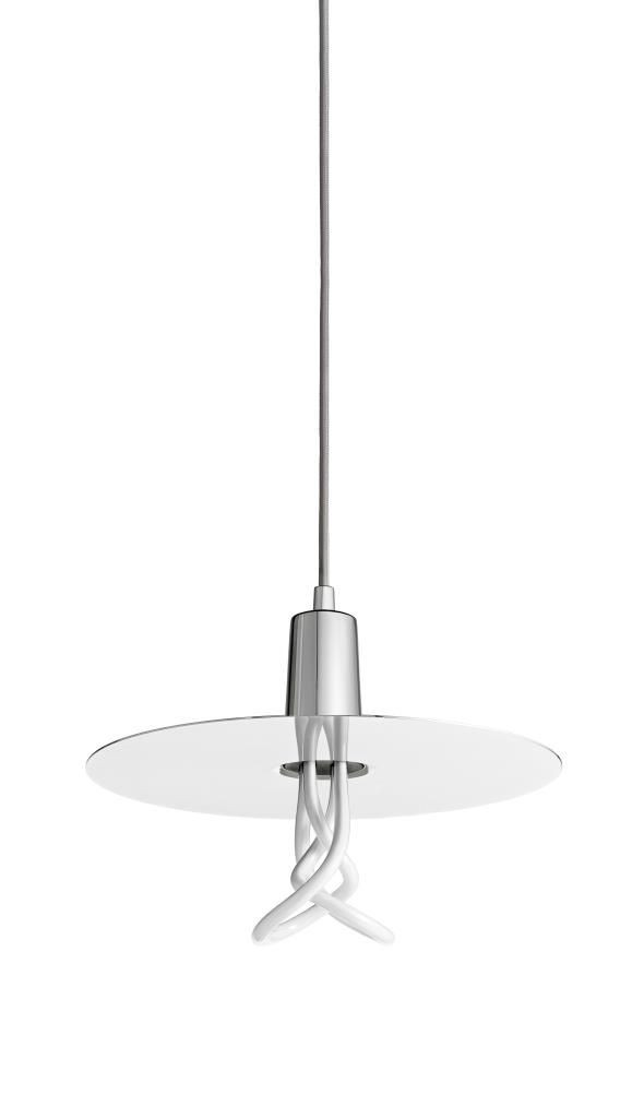 Plumen Drop Hat Lampshade | Chrome 