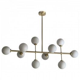 hanglamp edmond 10 bollen goud decovry com