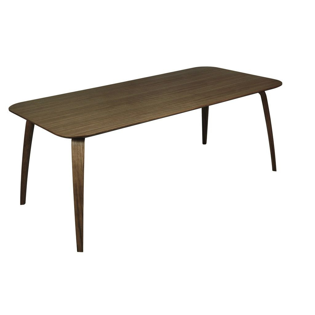 gubi eettafel rechthoekig walnoot decovry com