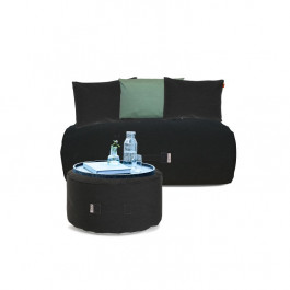 outdoor lounge set cozy balcony grey decovry com