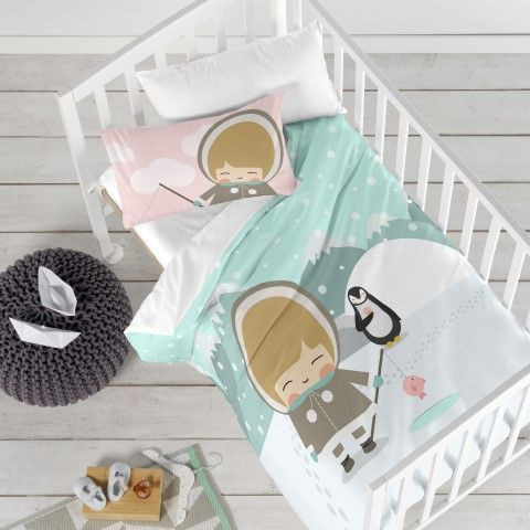 Happynois Housse De Couette 100 X 1 Cm Oreiller 50 X 30 Cm Skymo Decovry