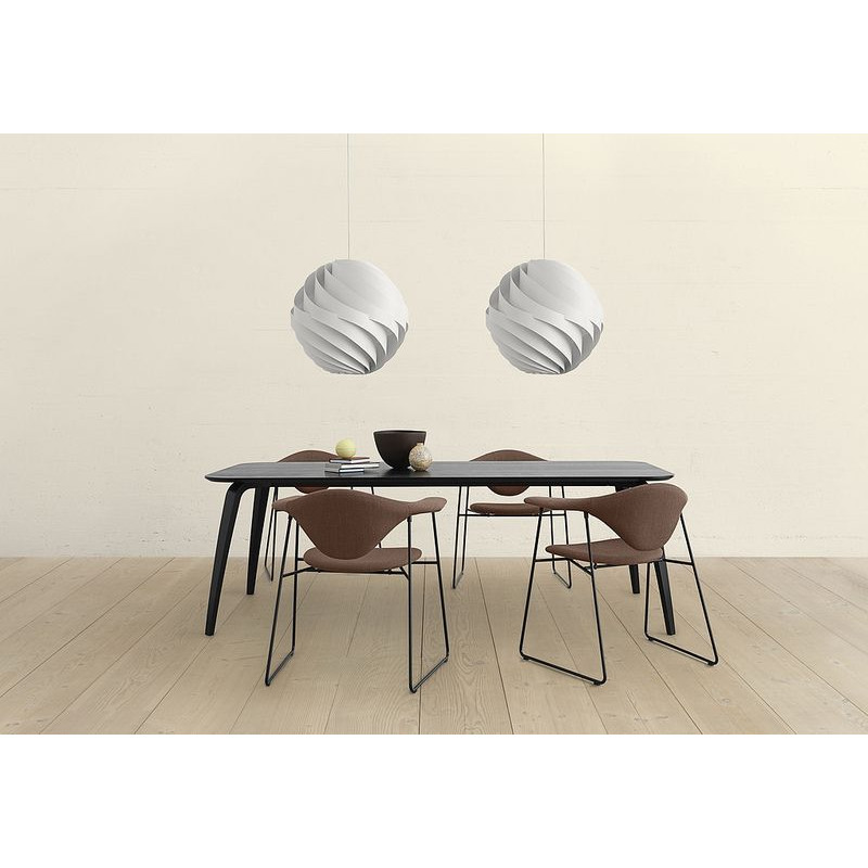 gubi dining table ellipse black decovry com