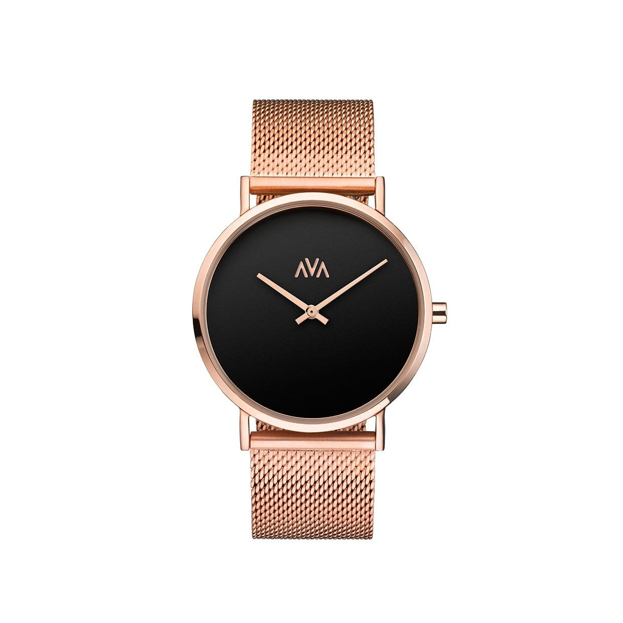 Avaner Polshorloge voor dames en heren, analoog kwartsuurwerk, horloge met leren armband, casual, vintage, Romeinse cijfers, Arabische cijfers oranje, Riemen