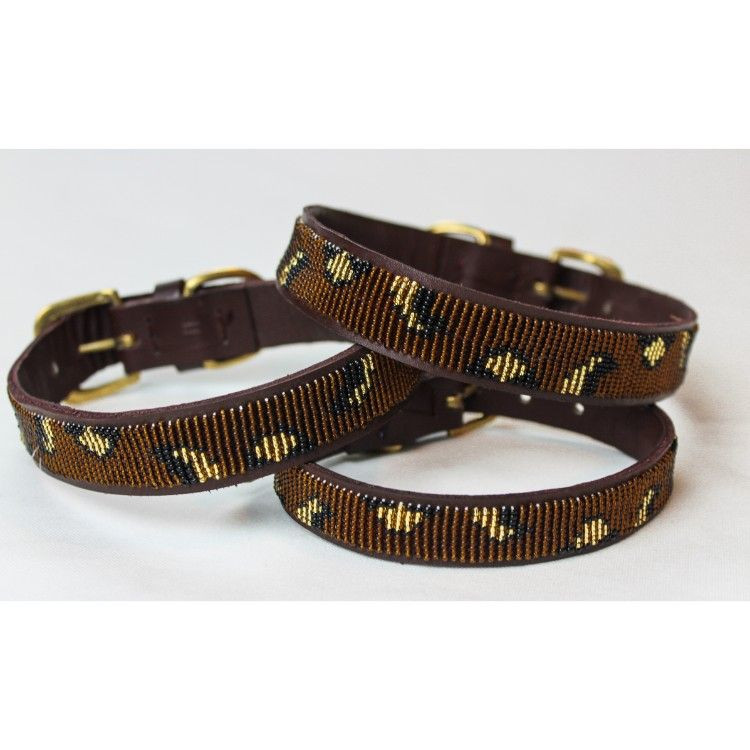 cheetah dog collar