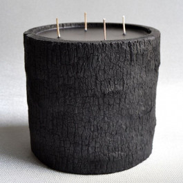Palm Wood Candle Black High Water Flowers Scent Decovry Com