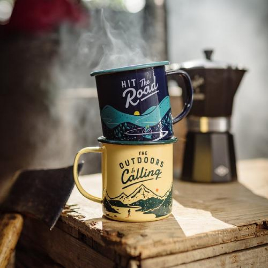 Hardware Mug Enamel | Hit The Road 