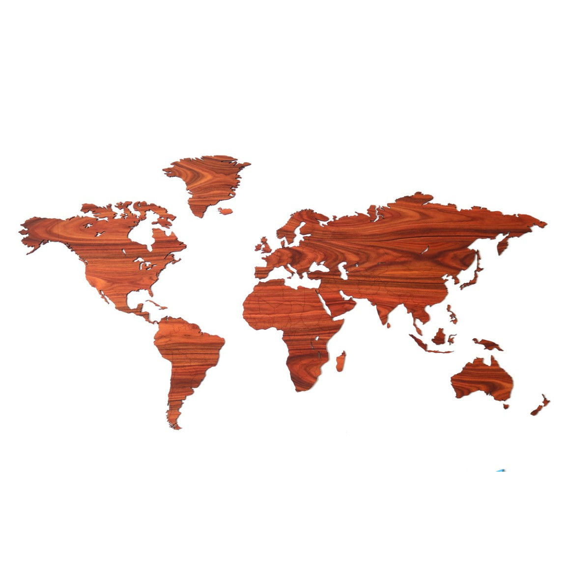 My Wooden World Wooden World Map Rosewood DECOVRY