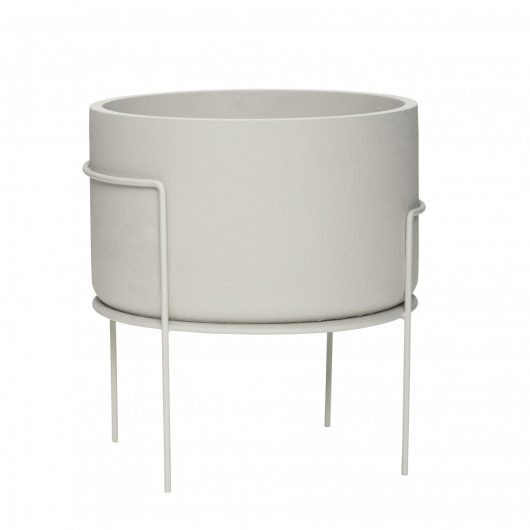 Metal Planter With Legs Grey Decovry Com