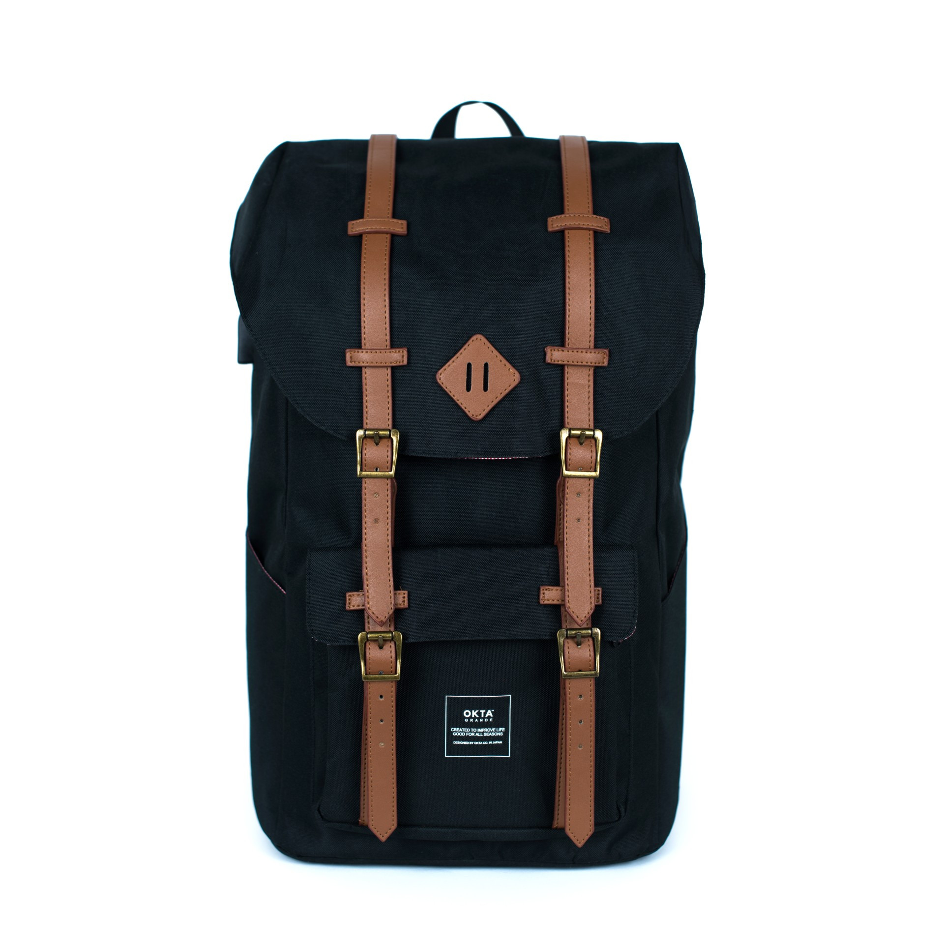 himawari black backpack