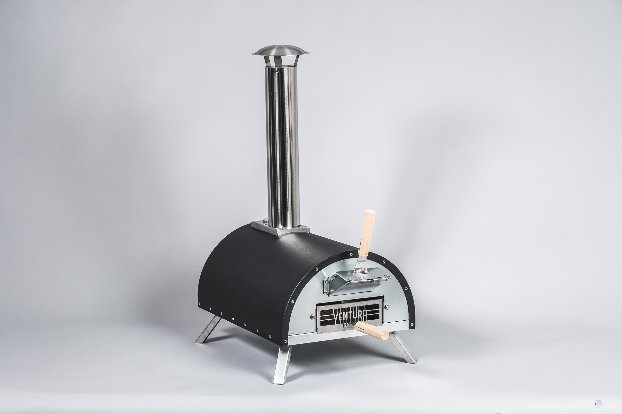 OHP Outdoor Pizza Oven Ventura Hybrid | Black | DECOVRY