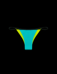 Tryangle Bikini Bottom | Blue