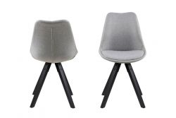 resting chair footstool brondby dark grey decovry com